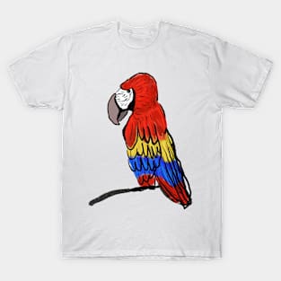 Macaw Rainbow Parrot T-Shirt